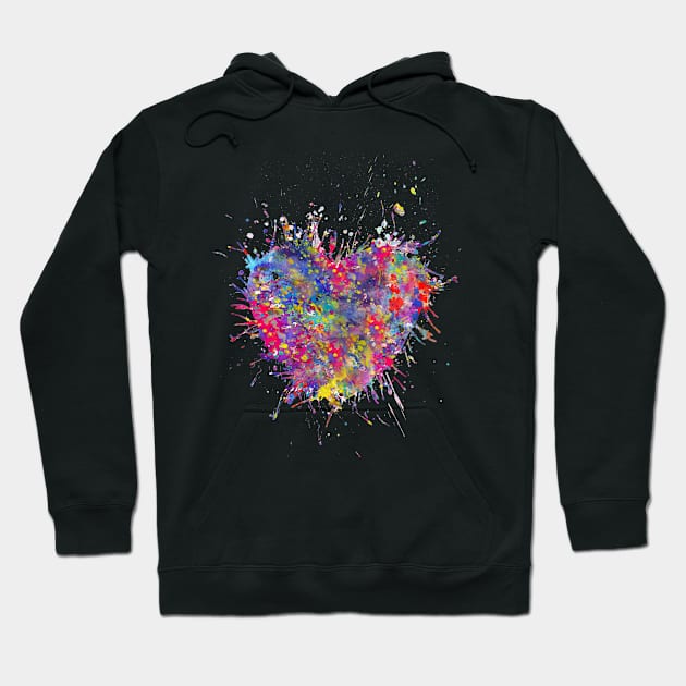 Heart Hoodie by RosaliArt